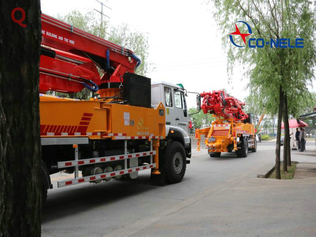 小型泵車，小型混凝土泵車，天泵