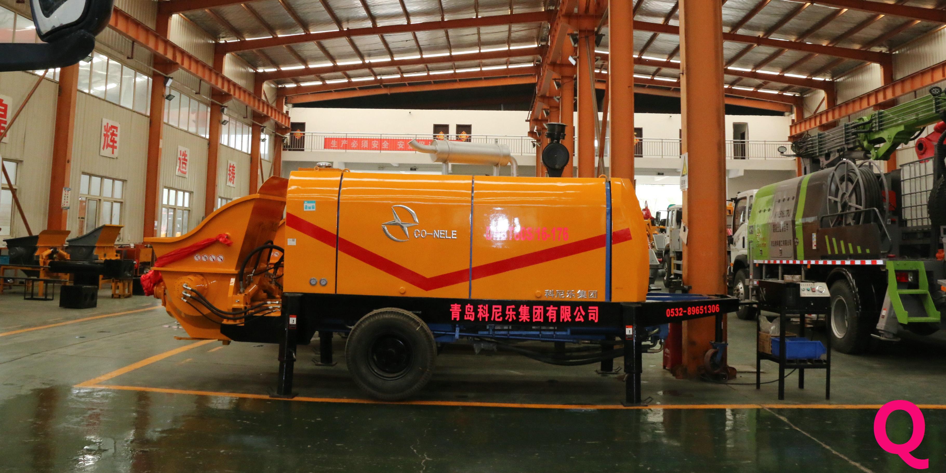 混凝土泵施工細節