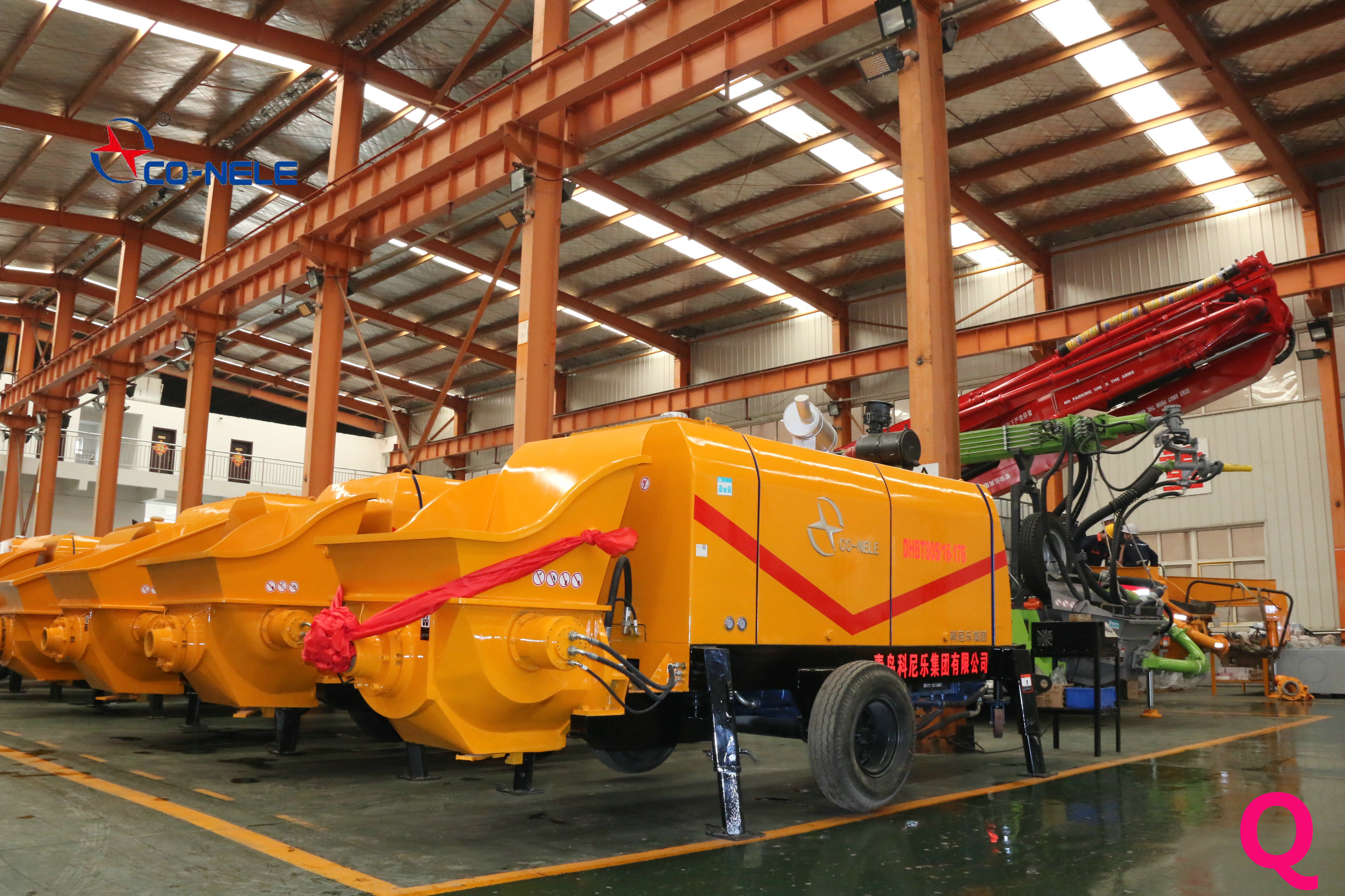 混凝土泵在城鎮化建設中的作用，科尼樂混凝土泵