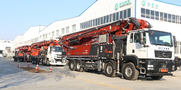 混凝土泵車在特殊環境中施工的注意問題